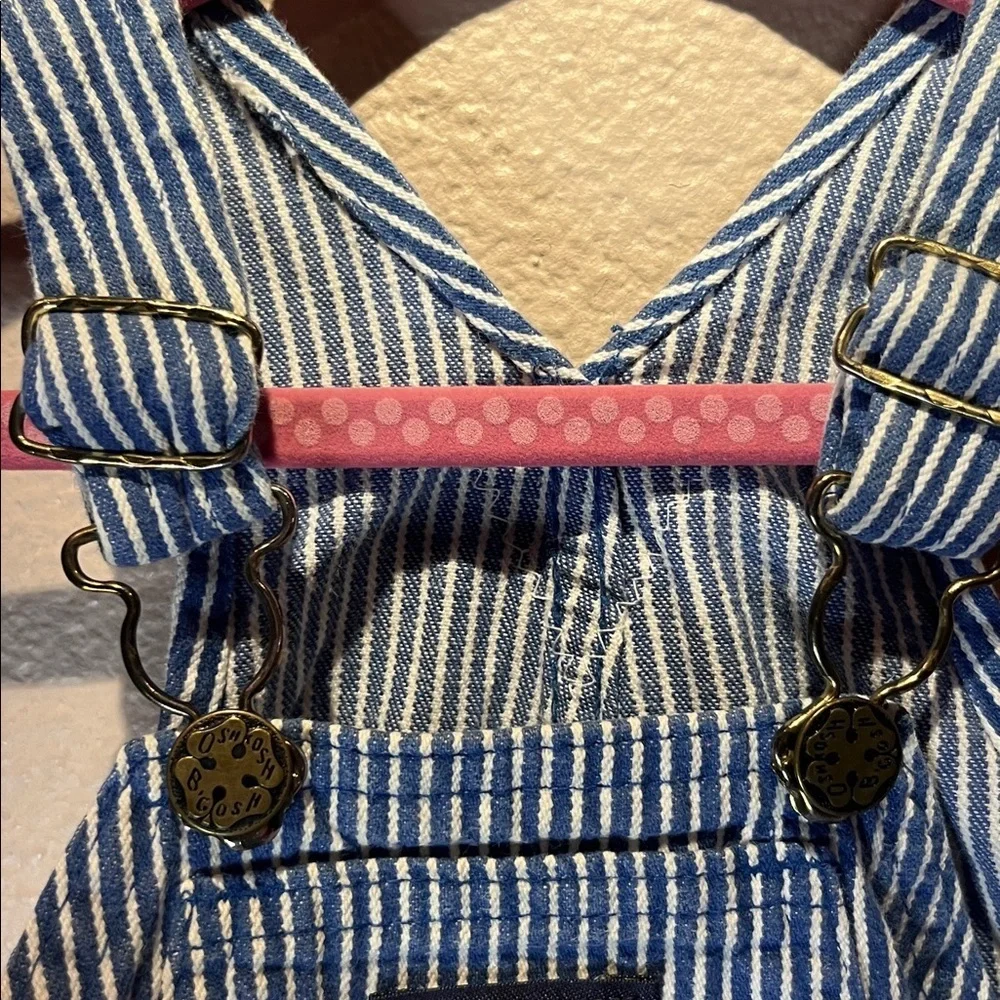 Oshkosh B’Gosh Vintage Made In USA Railroad Conductor Overalls 12 Months